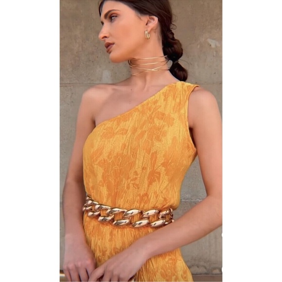 Sold———Zara jacquard jumpsuit - Picture 2 of 5